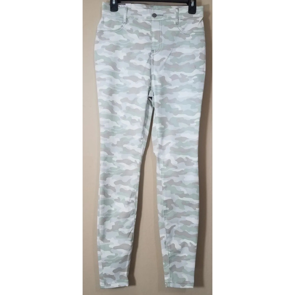 Time and Tru High Rise Jeggings‎ Women S (4-6) Stretch Fitted Pants Camo NEW